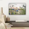 Bloemen - Zomer - Korenbloem - Blauw - Zon - Wolken canvas 2cm klein -sfeer6