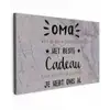 Oma - Spreuken - Oma je hebt ons al - Quotes canvas 2cm klein -z3d