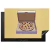 Pizza - Doos - Salami - Illustratie Inductie beschermer vinyl 3mm klein -3d