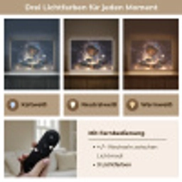 Meisje - Toveren - Sterren - Paars Light Box met batterij (Wandlamp kind) middel -USP_lichtkleurDE