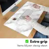 Wit - Marmer - Bruin Muismat XXL klein 681 -sfeer3