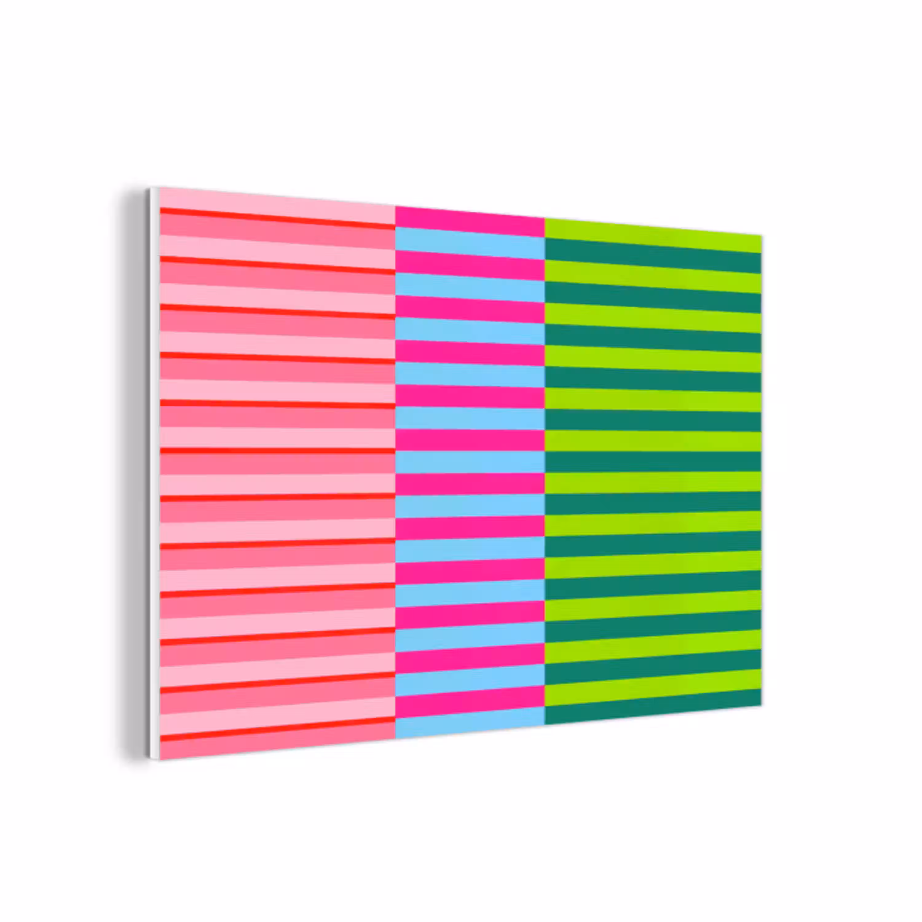 Patroon - Strepen - Modern - Abstract - Kleurrijk forex 5mm xxl -3d