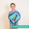 Coole T. rex met zonnebril Kinderrugzak - Blauw middel -sfeer1_FR