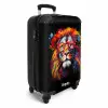 Kleurrijke Leeuw in Graffiti Stijl NBS - Handbagage koffer - Unisex middel -productfoto_3d