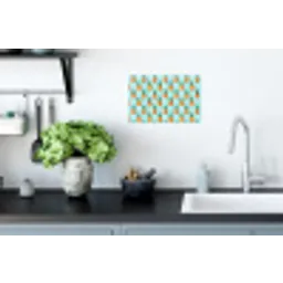 Ananas - Strepen - Groen Muursticker klein 286 -keuken
