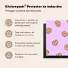 Pretzels - Eten - Paars Inductie beschermer vinyl 3mm middel -zzzzzzusp-haakje_ES