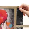 Meisje - Hart - Graffiti - Kunst - Kleuren - Rood Light Box met batterij (Wandlamp) middel -USP_websiteprintNL