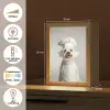 Hond - Wit - Kok Light Box met kabel (Tafellamp) klein -USP_NL