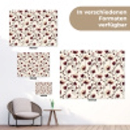 Bloemen - Botanisch - Bordeaux tuinposter los doek klein 239 -Xsfeer9_DE