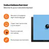 Vogel - Blauw - Eenvoudig Inductie beschermer vinyl 3mm klein -zzzzzzz-td-ups