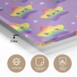 Sterren - Regenboog - Paars plexiglas 5mm klein 11 -wsfeer2_DE