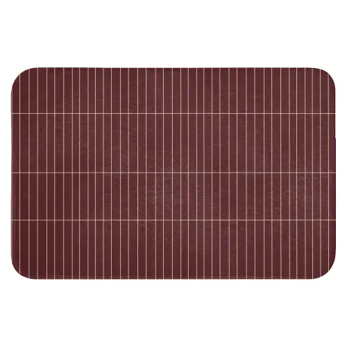 Lijnen - Patroon - Bordeaux WCmat klein 1009 -3d