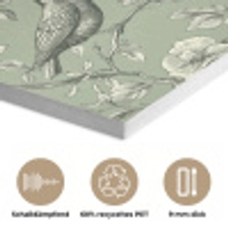 Klassiek - Botanisch - Groen PET vilt klein 837 -closeup_DE
