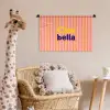 Verticaal - Strepen - Oranje - Ciao bella Wandkleed katoen klein -wsfeer5_kind