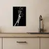 Champagne - Zwart - Spetters - Popping KitchenYeah - Keuken - Canvas klein -sfeer2