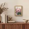 Bloemen - Paars - Wazig Light Box met kabel (Tafellamp) klein -sfeer2
