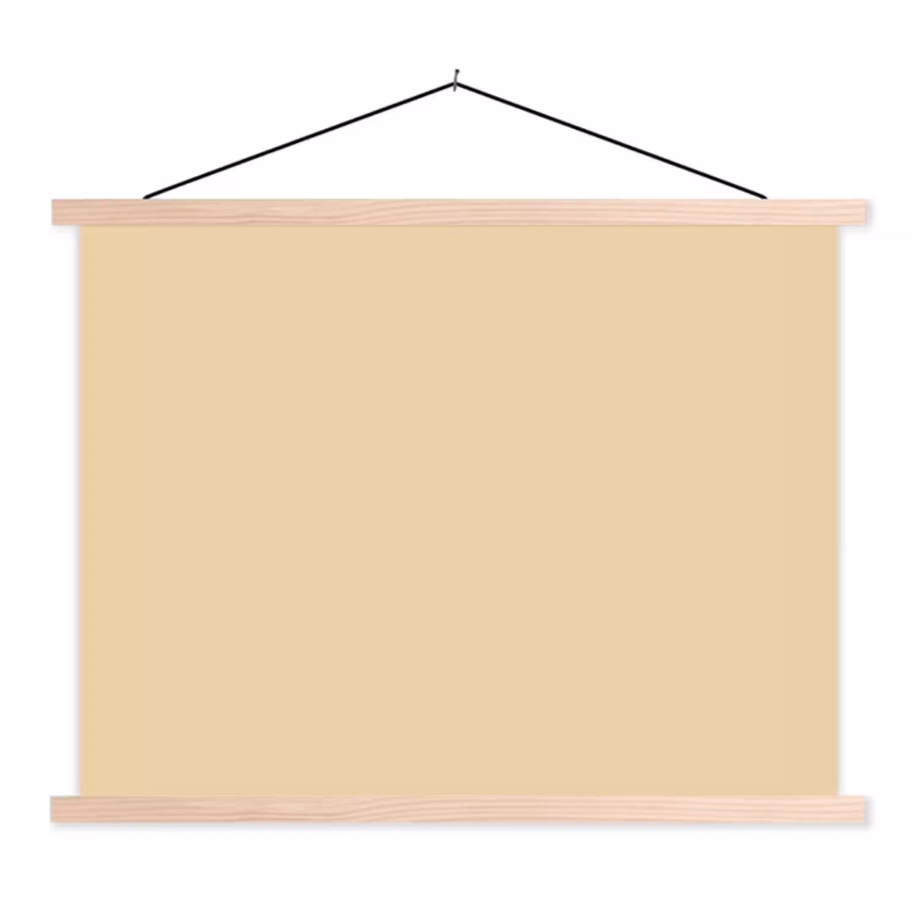 Desert - Sand - Nude textielposter latten blank klein 122 -3d