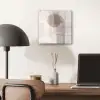 Minimalistisch - Cirkel - Lichtgrijs plexiglas 5mm klein -sfeer6