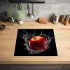 Appel - Rood - Water - Zwart - Fruit Inductie beschermer vinyl 3mm middel -sfeer5