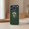 Tulpen - Liefde - Donkergroen Telefoonhoesje iPhone 17 Pro klein -sfeer2