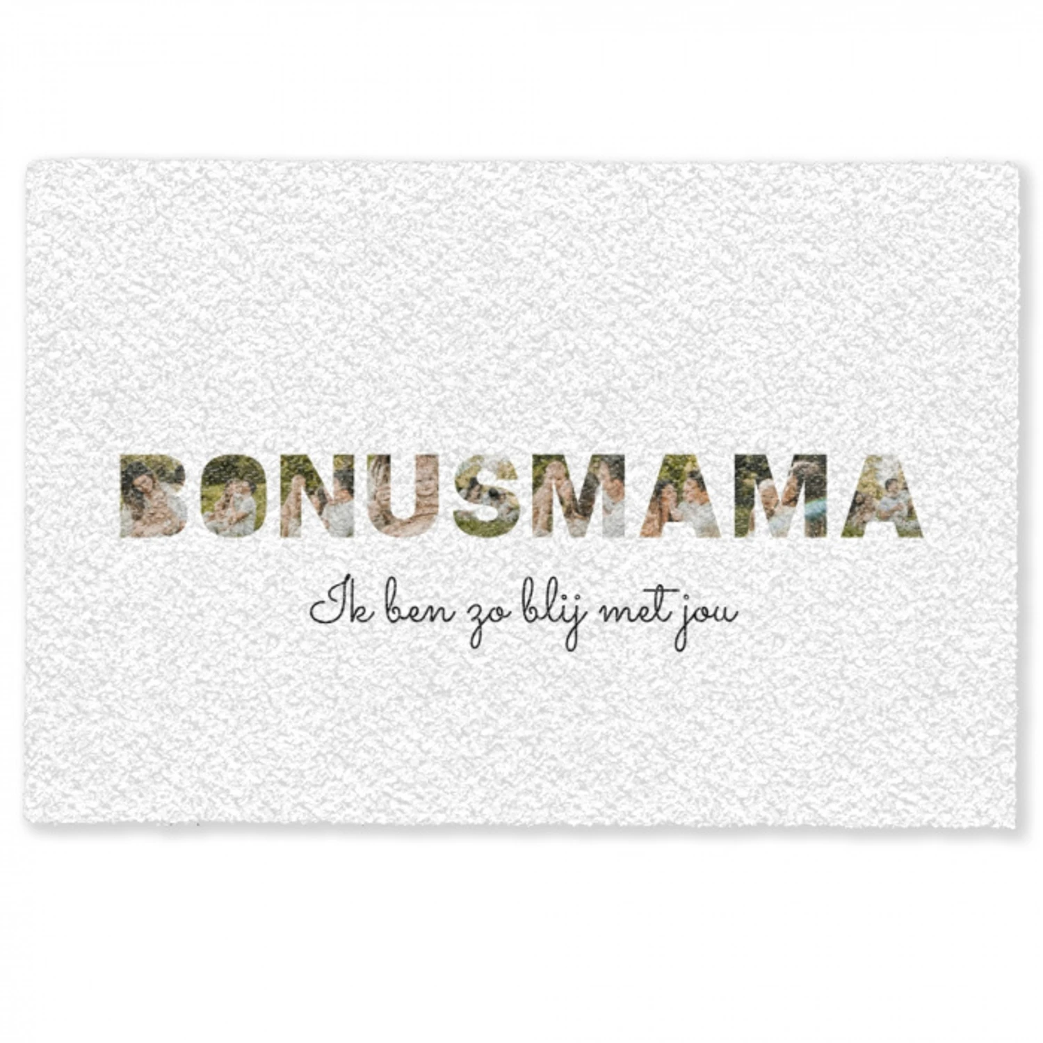 Bonusmama - Lettercollage Deurmat klein -zkaufland3d