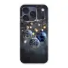 Kerstbal - Versierd - Blauw Telefoonhoesje iPhone 17 Pro klein -3d