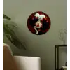 Vrouw - Kersen - Slagroom Wandcirkel plexiglas klein -sfeer3