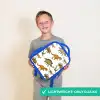 Dinosaurus - Tekening - Kinderen - Jongens - Kinderen Kinderrugzak - Blauw middel -sfeer1_UK