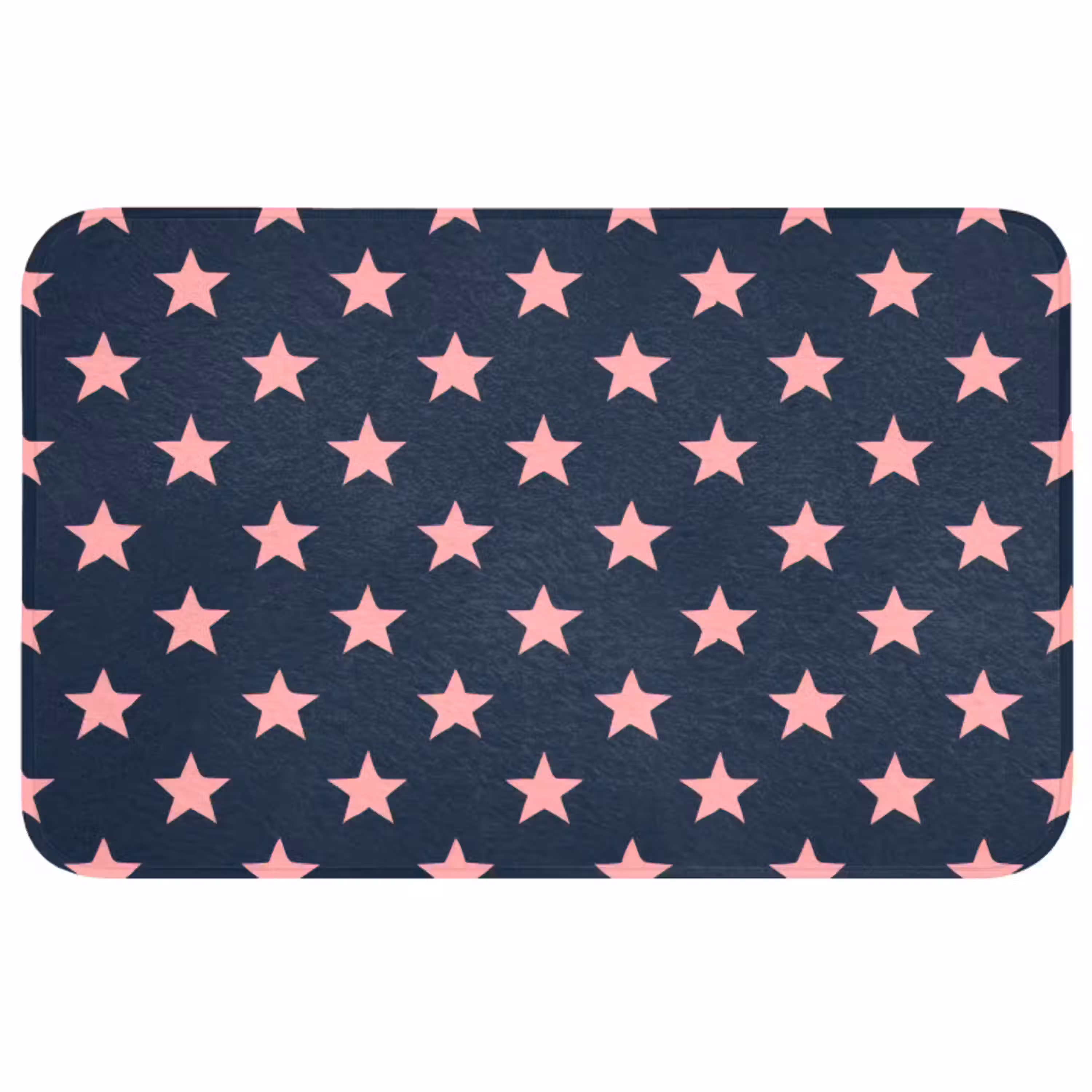 Patroon - Sterren - Roze Badmat middel 997 -3d