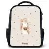 Bohemian paard in pastel kleuren Rugzak - Zwart middel -3d