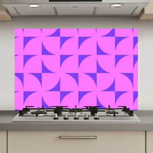 Kwadranten - Paars - Roze - Vierkanten keuken achterwand spatscherm klein 900 -3d_website