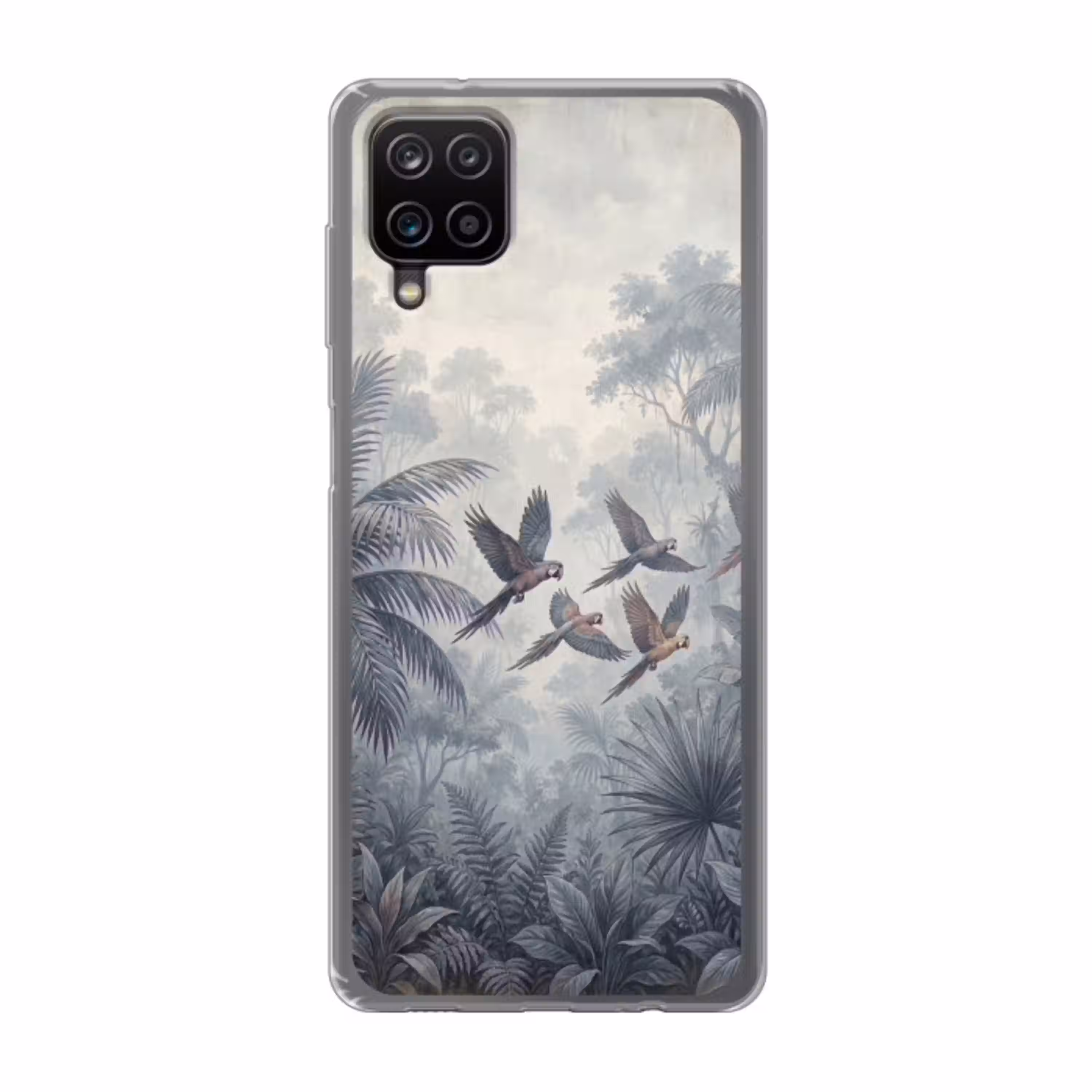 Vogel - Vliegend - Jungle - Vintage - Dieren Telefoonhoesje Samsung Galaxy A12 klein -3d