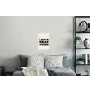 Tekst - Blokletters - Zwart - Vlees Muursticker klein -slaapkamer