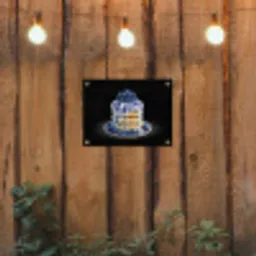 Pannenkoeken - Blauwe Bessen - Bord tuinposter los doek klein -sfeer1