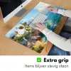 Zeilboot - Rotsen - Kust - Huizen Muismat XXL klein -sfeer3