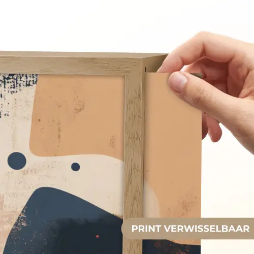 Sleutel - G - Abstract - Beige Light Box met batterij (Wandlamp) middel -USP_websiteprintNL