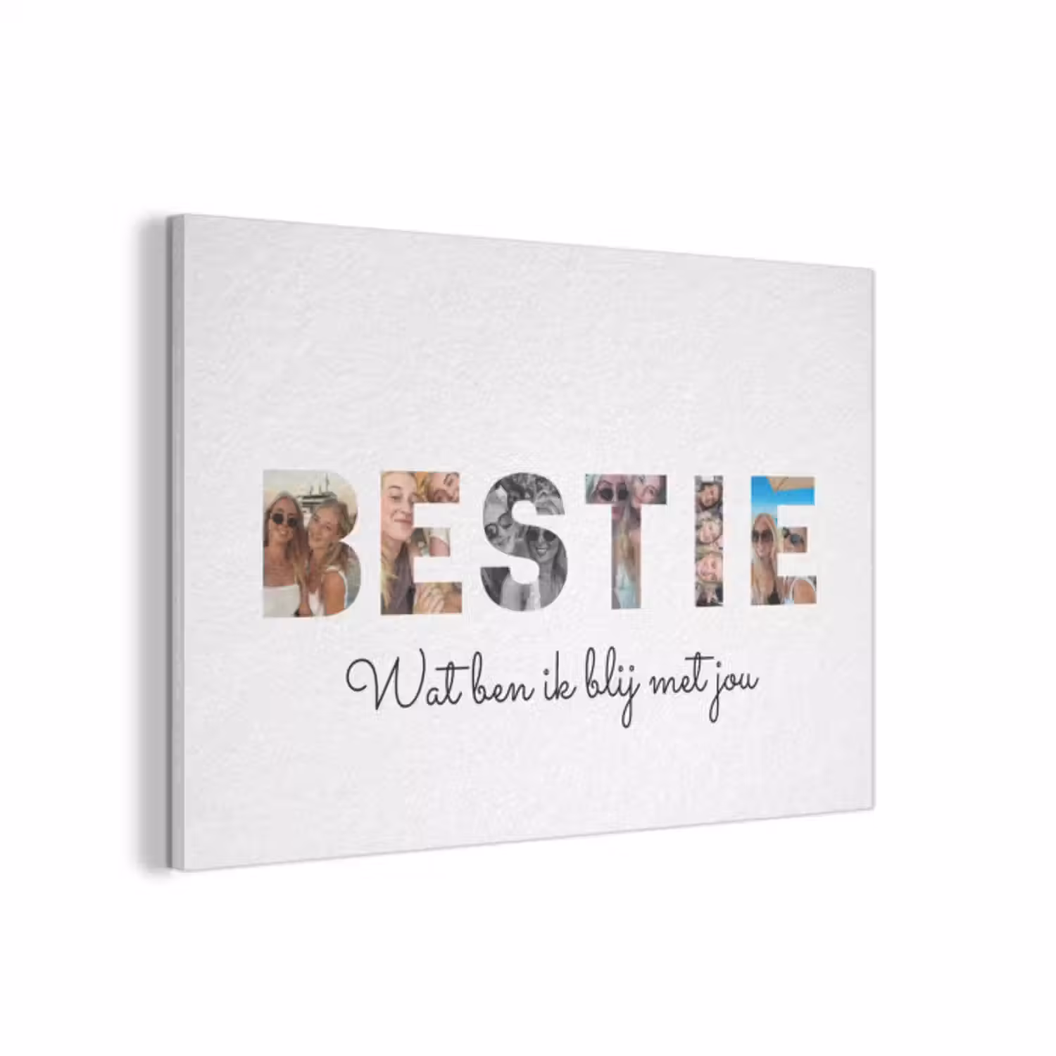 Akoestisch schilderij - Bestie - Lettercollage