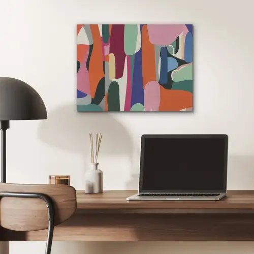 Vormen - Ritmisch - Kleuren - Abstract PET vilt klein -sfeer5