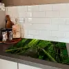 Jungle - Brug - Mos - Natuur - Tropisch Inductie beschermer vinyl 3mm klein -sfeer3