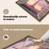 Doorkijk - Parijs - Eiffeltoren - Roze - Kersenbloesem Inductie beschemer met haakjes klein -ky-schoon-nl