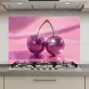 Glitter - Discobol - Roze - Kersen keuken achterwand spatscherm klein -3d_website