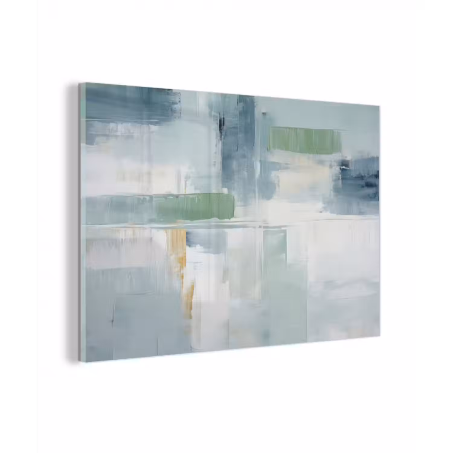 Glasbild - Farbe - Moderne Kunst - Abstrakt - Grau