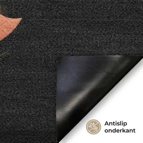 Kerstbomen - Kleurrijk - Lichtjes - Ster Deurmat klein -antislip_NL