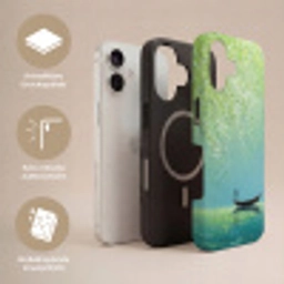 Bootje - Water - Bladeren - Bloesems Toughcase MagSafe Apple iPhone 17 klein -USP_Lagen_DE