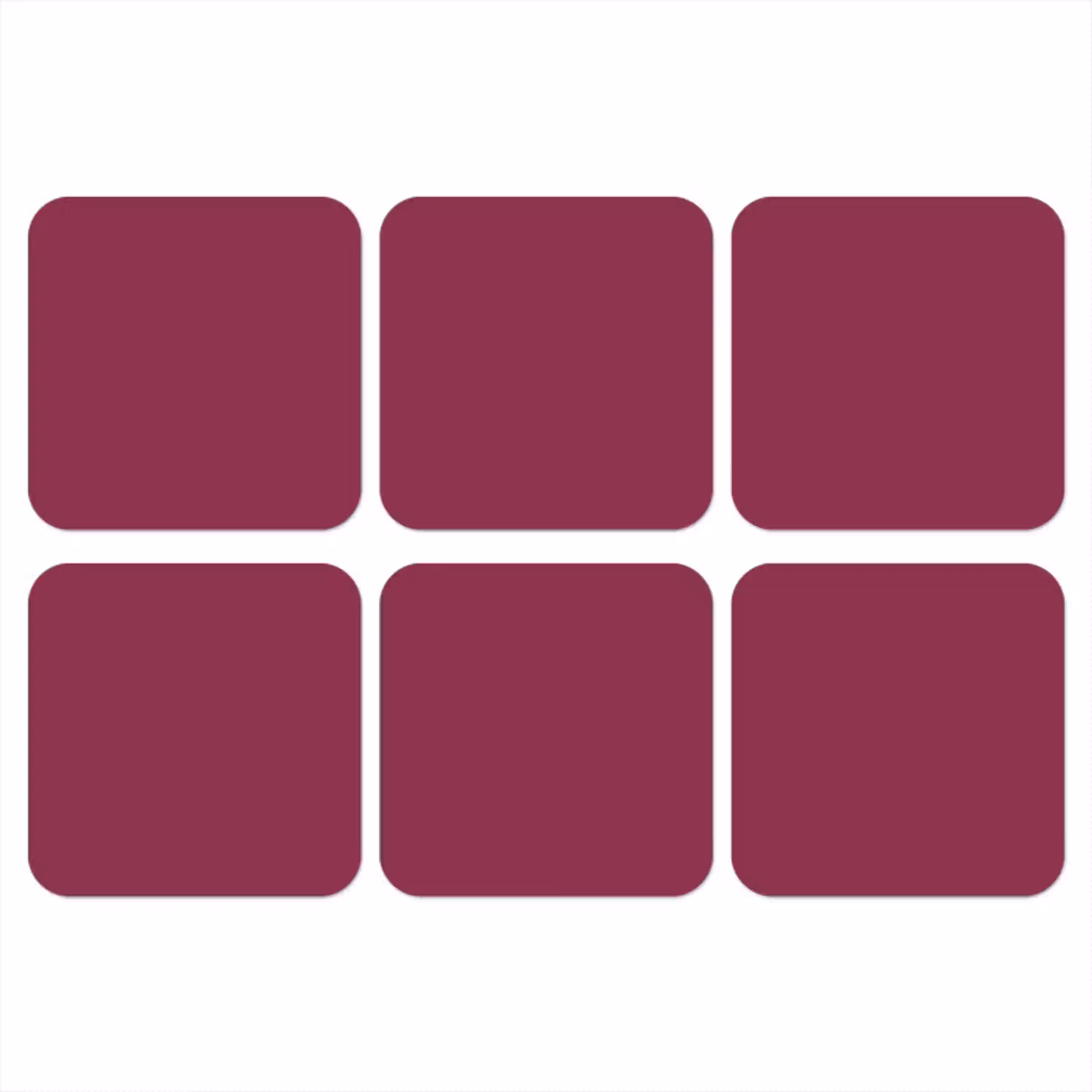Deep - Rasberry - Rood onderzetter kurk middel 366 -3d