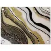 Edelsteen - Abstract - Marmer - Natuur tuinposter los doek klein -3d