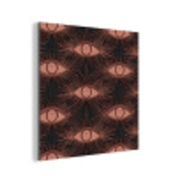Boheems - Oog - Bruin aluminium wit klein 46 -3d