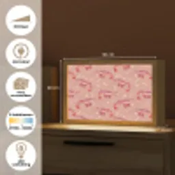 Garnalen - Stippen - Roze Light Box met kabel (Tafellamp) klein 924 -USP_websiteoverzichtNL
