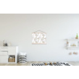 Gouden aders - Marmer - Wit textielposter latten blank klein 122 -kinderkamer