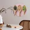 Ingrediënten - Lepels - Hout - Roze Akoestische PET Vilt - Rond klein -sfeer3